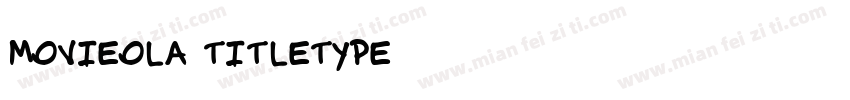 movieola titletype字体转换